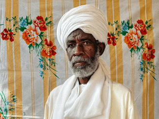 Youssef Mohamed, a displaced man from North Darfur, Sudan, living in Chad.