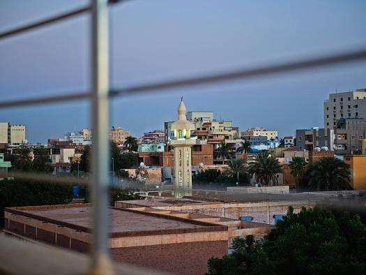 The city of Khartoum, Sudan.