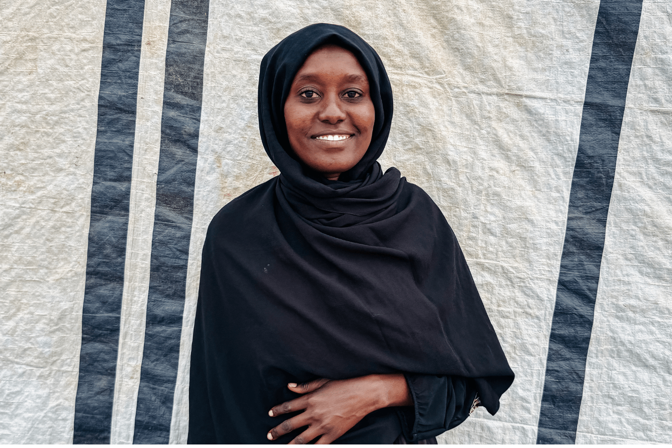 A Sudanese refugee in Chad. 