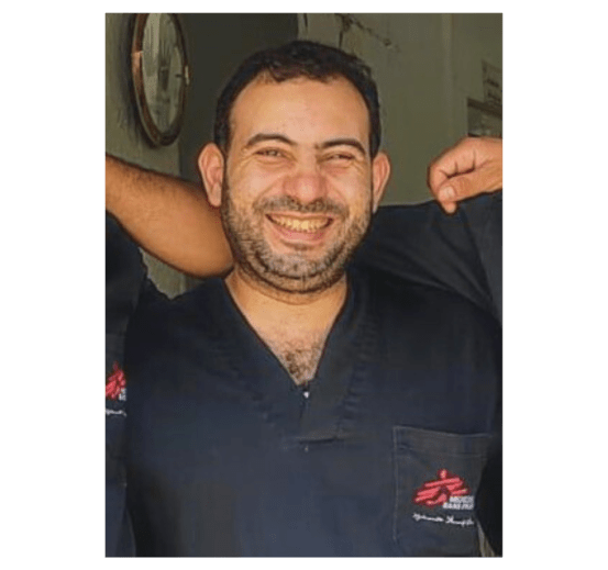 Bilal Okal, MSF hygienist killed in Gaza.